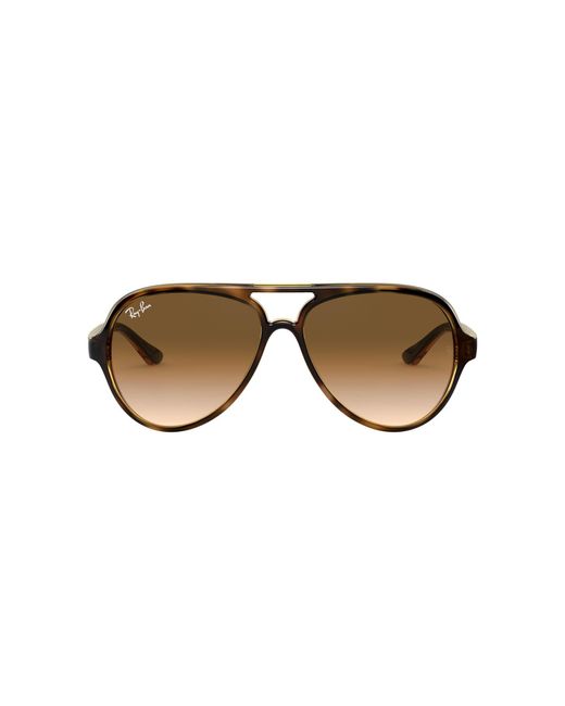 Ray-Ban Rb4125 Cats 5000 Aviator Sunglasses in Black for Men | Lyst