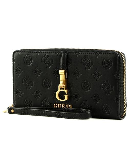 Guess G James Logo Slg Cheque Organiser Black Lyst UK