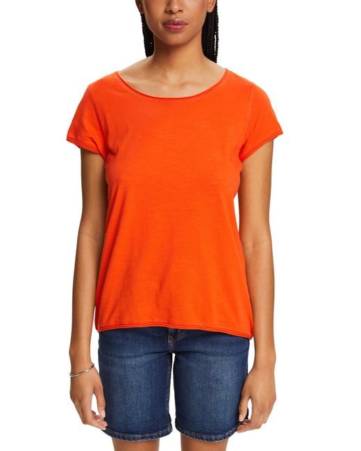 Esprit Orange 994ee1k322 T-shirt