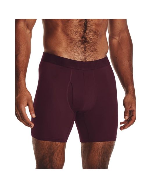Under Armour Purple Ua Tech Mesh 6" Boxerjock® – 2-pack for men