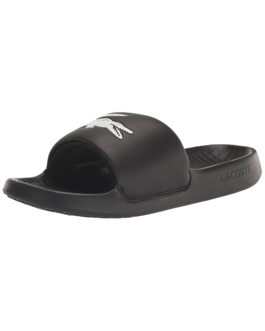 Lacoste Serve 1.0 123 1 CMA /Weiß Slides in Black für Herren