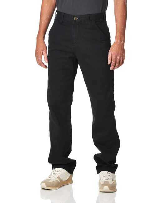 Carhartt Washed Twill Dungaree (black) Jeans for men