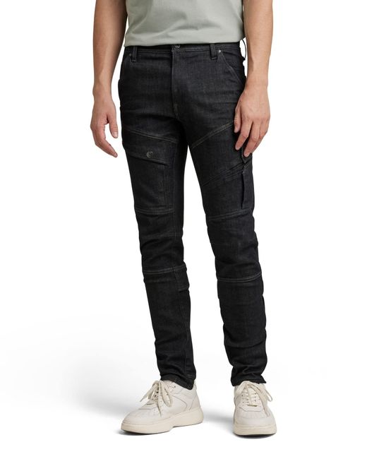 G-Star RAW Black Airblaze 3d Skinny Fit Jeans for men