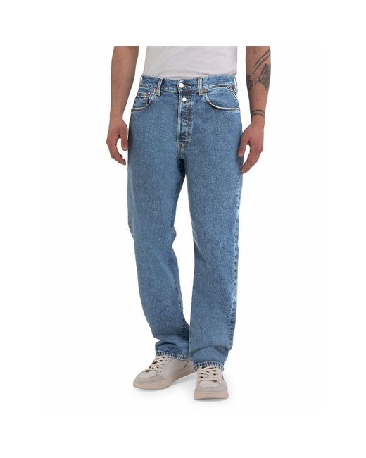 Replay S Zero Loose Jeans Medium Blue 34w / 32l for men