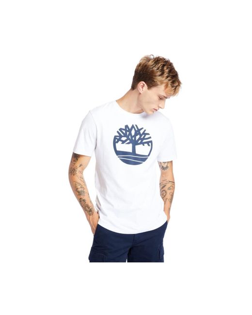 Timberland Kbec River Tree Tee T-Shirt in Blue für Herren