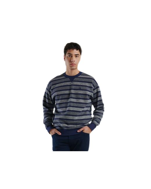 Maglia G/C M/L di Benetton in Blue da Uomo