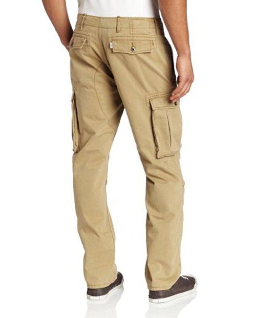 Levi's Ace Cargo Twill Pant in Natural for Men | Lyst