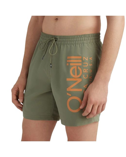 O'neill Sportswear Green Original Cali 16" Shorts Swim Trunks for men