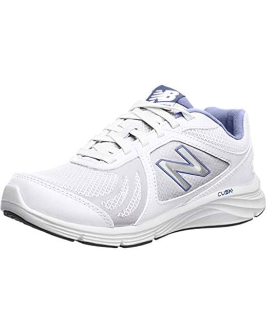 New Balance Lace Ww496v3 Walking Shoew Cush + Walking Shoe in White