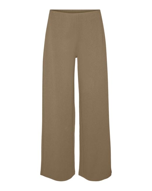Vero Moda Natural VMBERLIN Zamira MW Wide Pant NOOS