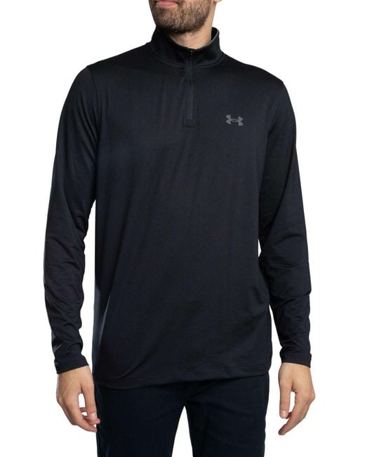 Under Armour Blue Golf Match Play 1/4 Zip Track Top for men