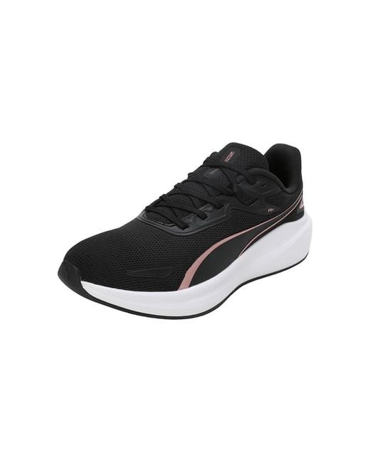 PUMA Black Adults Skyrocket Lite Road Running Shoe
