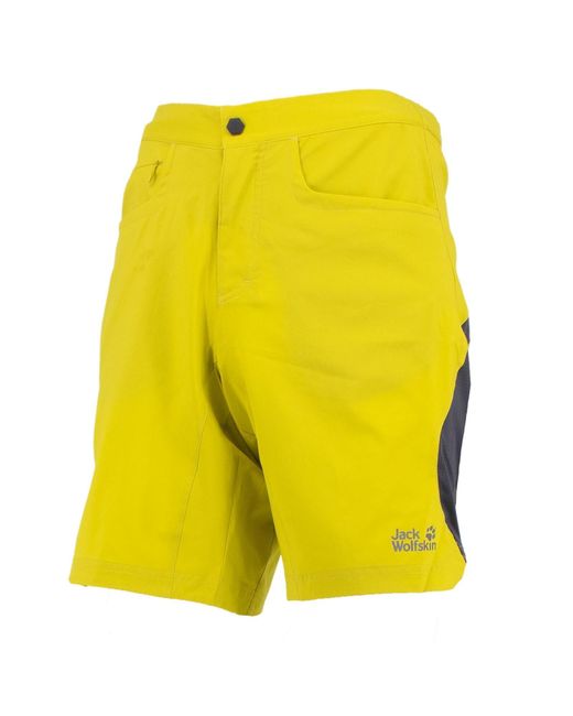 Jack Wolfskin Passion Trail Shorts Kurze Hose Outdoor gelb 1503361-4240 50 in Yellow für Herren