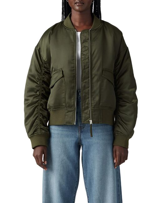 Donna Andy Tech Lightweight Jacke Deep Depths Green S di Levi's