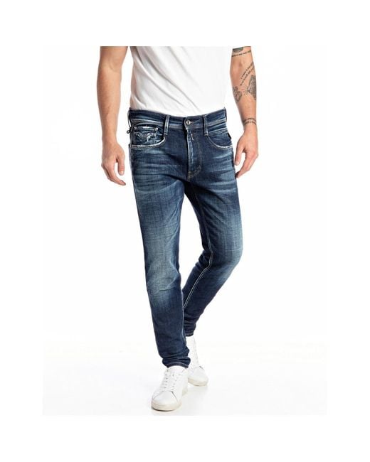 Replay Blue Ma934q.000.141 332 Jeans for men