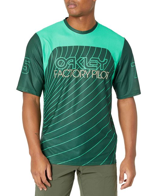 Oakley Green Erwachsene Seeker '75 Kurzarmtrikot T-Shirt