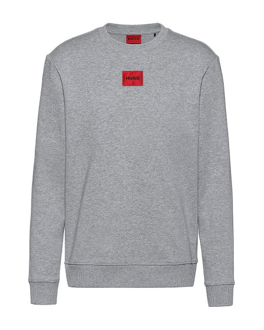 HUGO Gray Diragol212 Sweatshirt for men