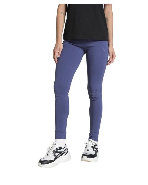 PUMA HER Hochgeschnittene Leggings M Blue Crystal