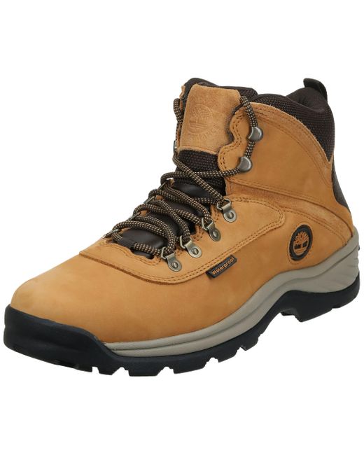 Timberland Brown White Ledge Mid Waterproof Hiking Boot for men