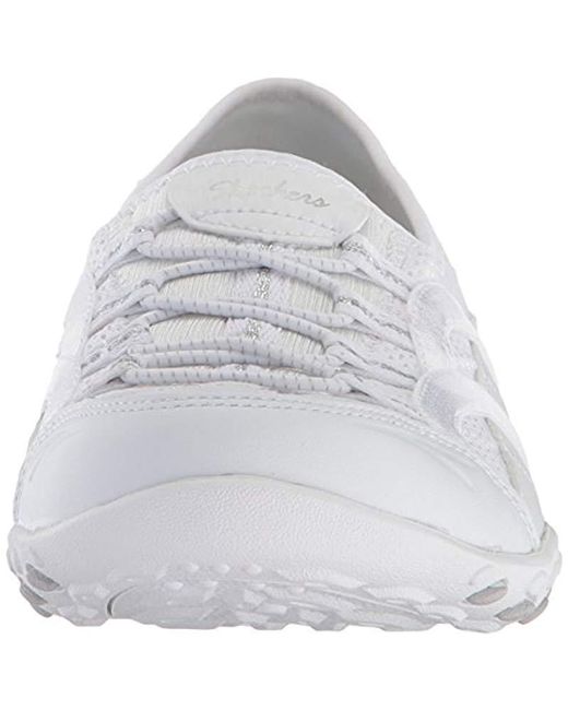 Skechers 23203 Slip On Trainers in White (White) (White) | Lyst UK