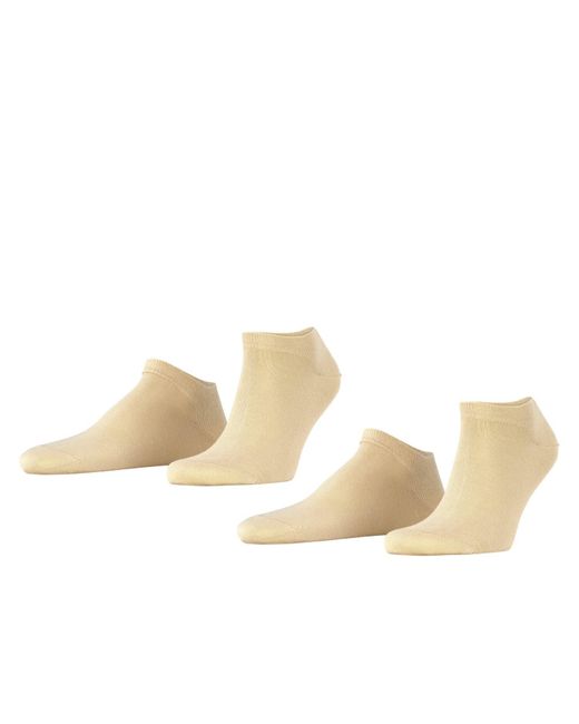 Basic Uni 2-Pack socquettes homme coton biologique durable blanc noir plus de couleurs chaussettes basses courtes fines été sans Esprit pour homme en coloris White