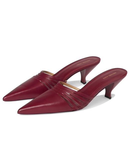 Donna Haisley Mule Pumps di MICHAEL Michael Kors in Red