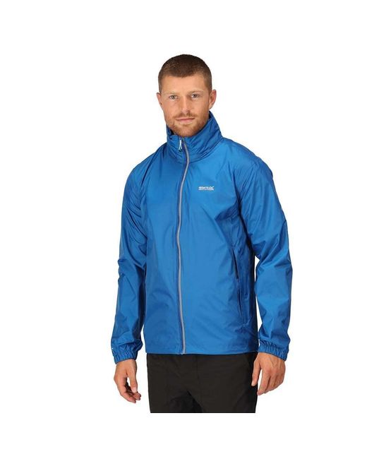 Regatta Blue S Lyle Iv Waterproof Breathable Packable Jacket Coat for men