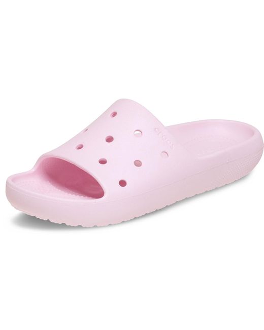 Classic Slide V2 Chanclas adulto CROCSTM de color Pink