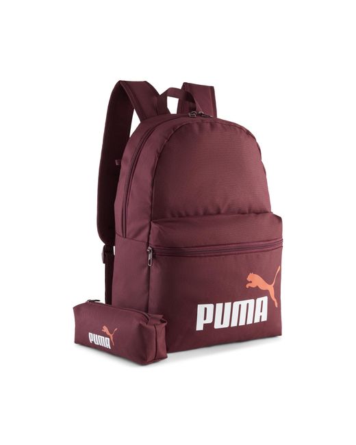 PUMA Red Phase Rucksack-Set, Accessoires, Ruby Shimmer/Glowing