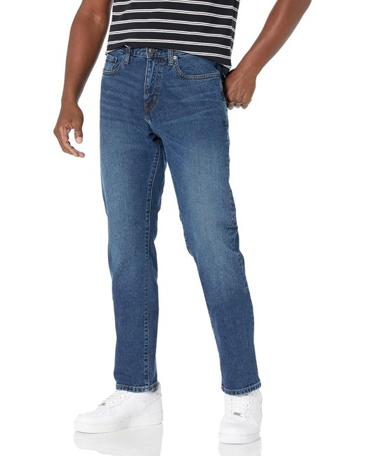 Amazon Essentials Spijkerbroek Met Atletische Pasvorm in het Blue voor heren