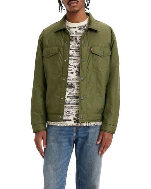 Relaxed Fit Padded Truck Levi's pour homme en coloris Green