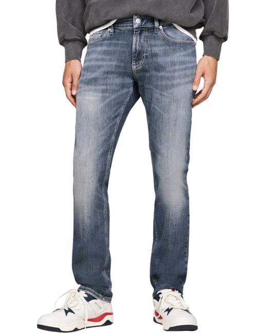 Uomo Jeans Scanton Slim Fit Elasticizzati di Tommy Hilfiger in Blue da Uomo