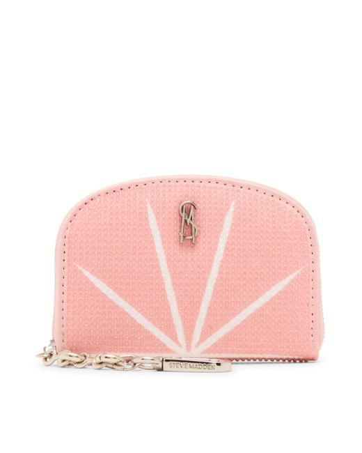 Steve Madden Pink Juicy Citrus Zipper Pouch