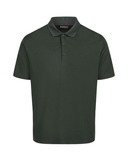 Regatta Professional S Pro Wicking Casual Polo Shirt Dark Green for men