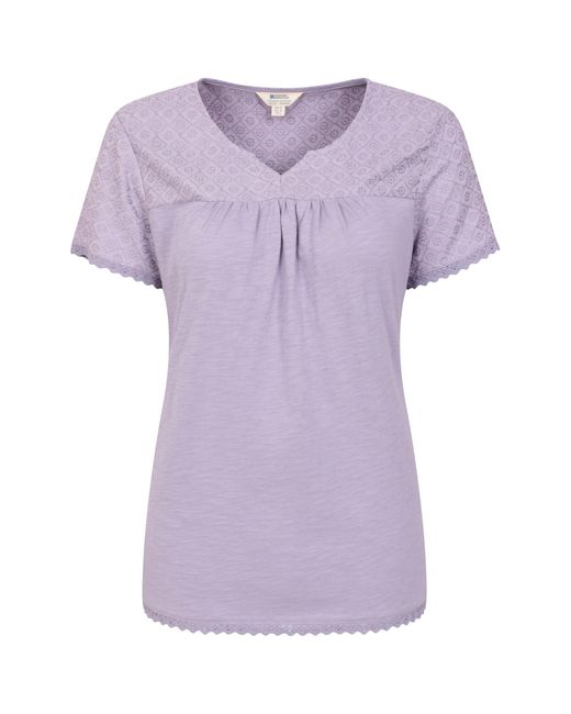 Mountain Warehouse Purple 100% Cotton Ladies Summer