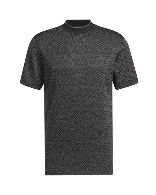 Adidas Gray Ultimate365 Mock Polo Shirt Golf for men