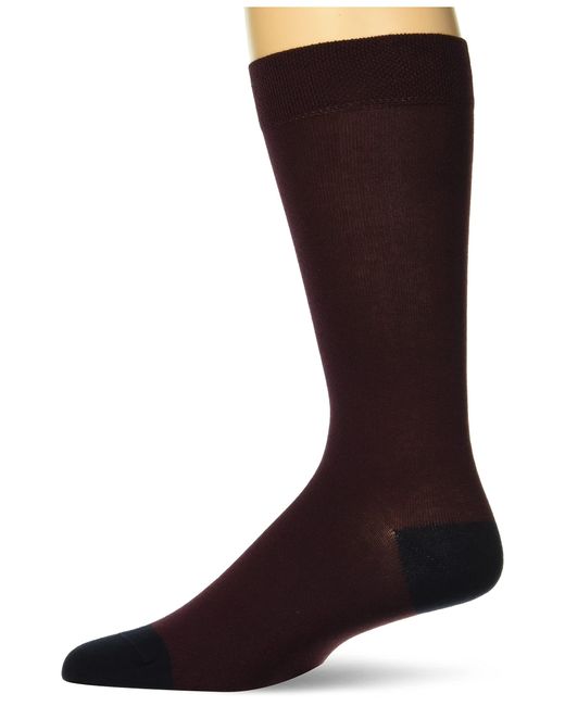 Ted Baker Black London Corecol Sock With Contrast Colour Heel And Toe for men