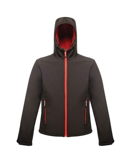 Regatta Arley Ii Hooded Softshell Jacke in Black für Herren