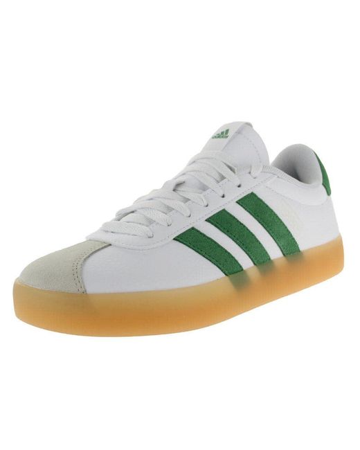 Adidas Blue Vl Court 3.0 Shoes S Trainers White/green 11