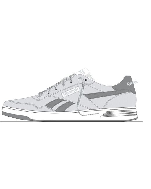 Reebok White Court Advance Tennis Shoes