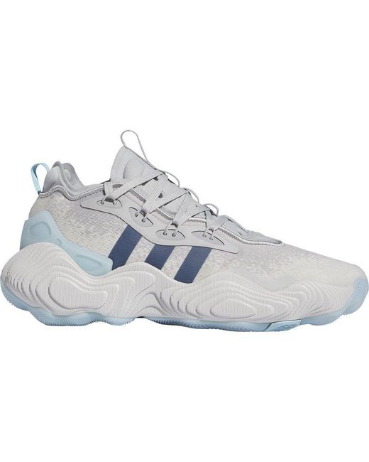 Adidas Blue S Trae Young 3 Trainers Grey 19 Uk for men