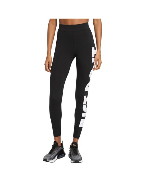Pantalons et leggings Nike en coloris Black