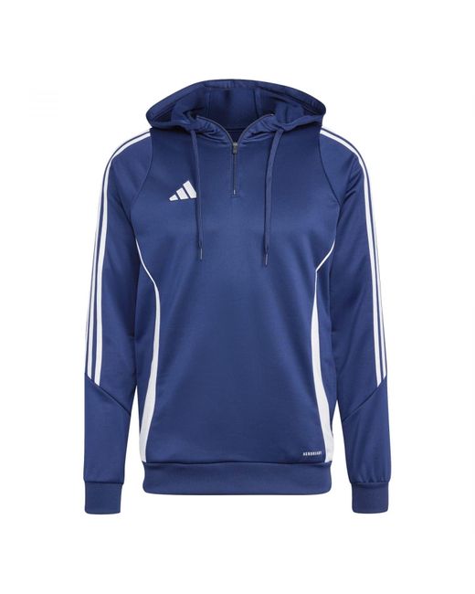 Adidas Originals Teamsport Textiel - Sweatshirts Tiro 24 Training Hoody Blauw Wit in het Blue voor heren