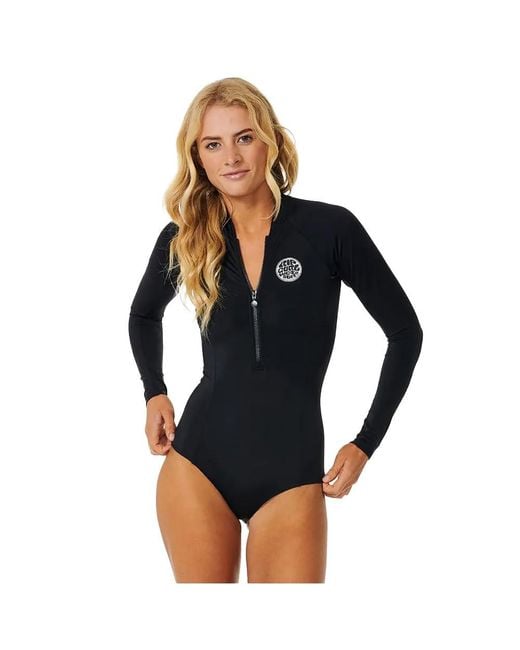 Rip Curl Womens Classic Long Sleeve Surf Suit - Black