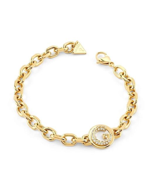 Guess Armband Roestvrij Staal Jubb05438jwygs in het Metallic