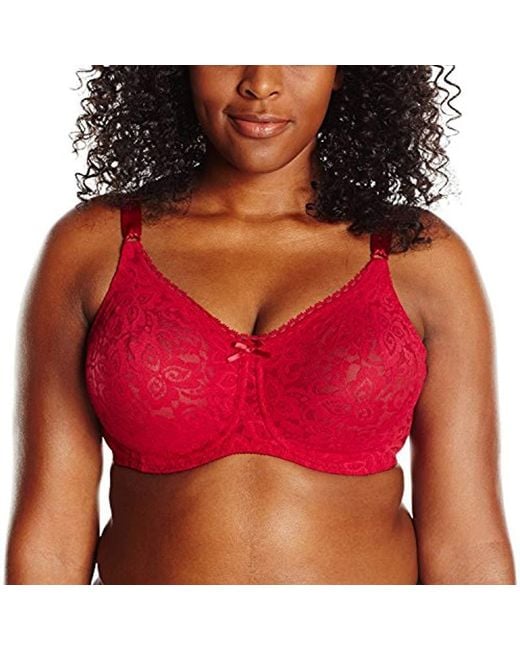 Bali Red Lace And Smooth Underwire Bra #3432