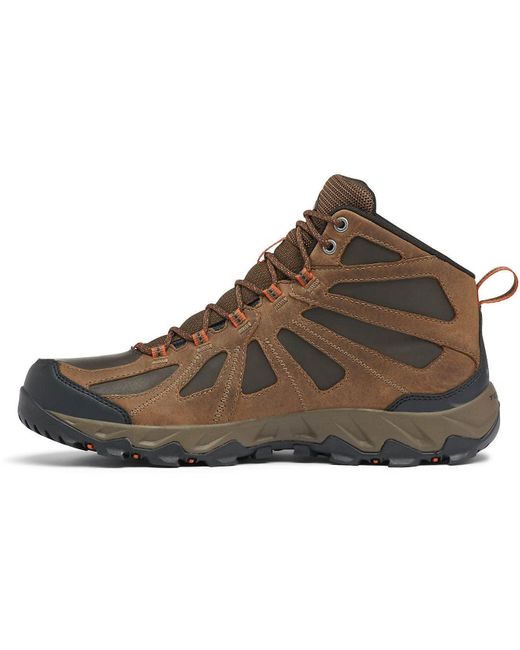 Columbia Brown Peakfreak Xcrsn Ii Mid Leather Outdry Hiking Boot for men