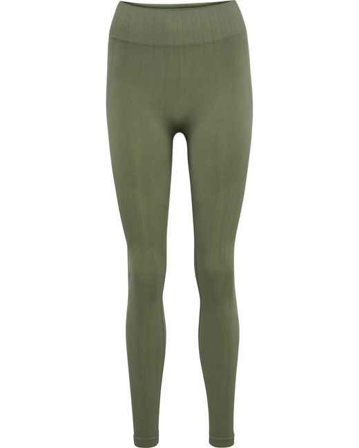 Hummel Green Hmlmt Define Seaml Scrunch Tights Yoga Leggings Mit Recyceltes Polyamid