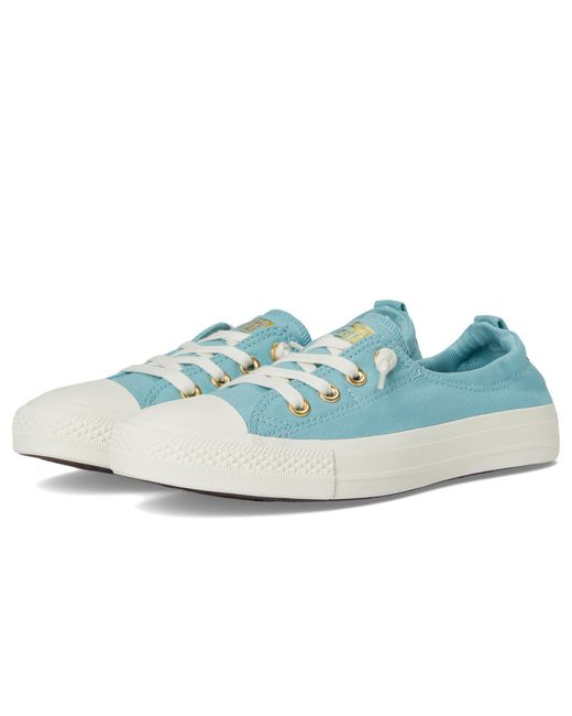 Converse Blue Chuck Taylor All Star Shoreline Slip-On Sneaker Cold Weather Boots Vernal Pool/Egret/ Canvas