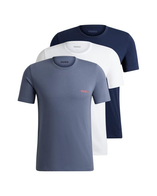 HUGO Underwear_T_Shirt ,Open White125,XS in Blue für Herren
